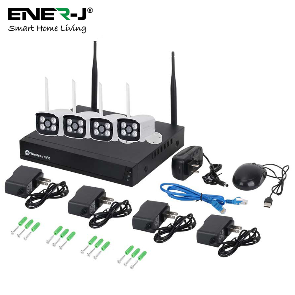 Ener-J Wireless 4 Cameras and NVR CCTV Kit Image 5