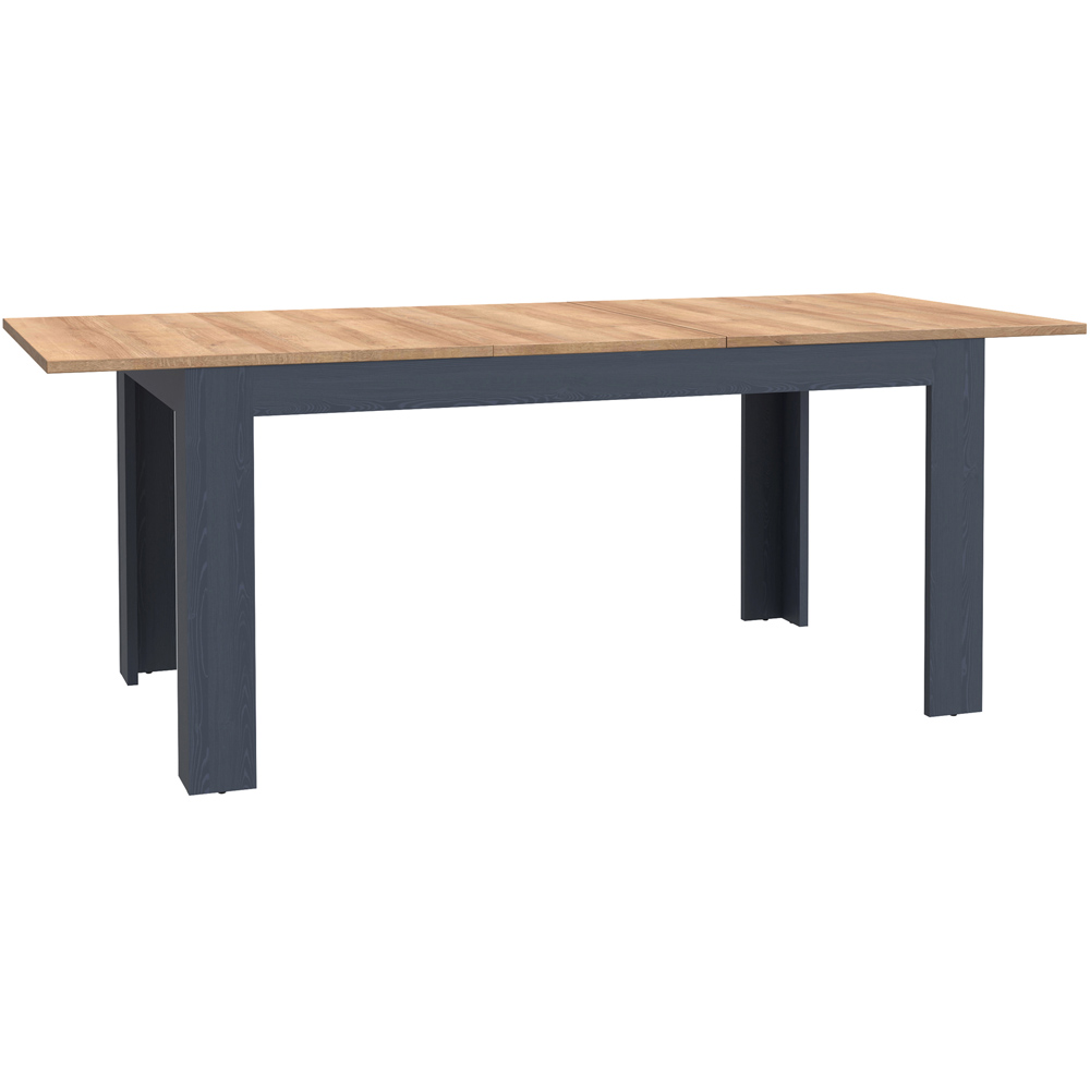 Florence Bohol 4 Seater Extending Dining Table Riviera Oak and Navy Image 4
