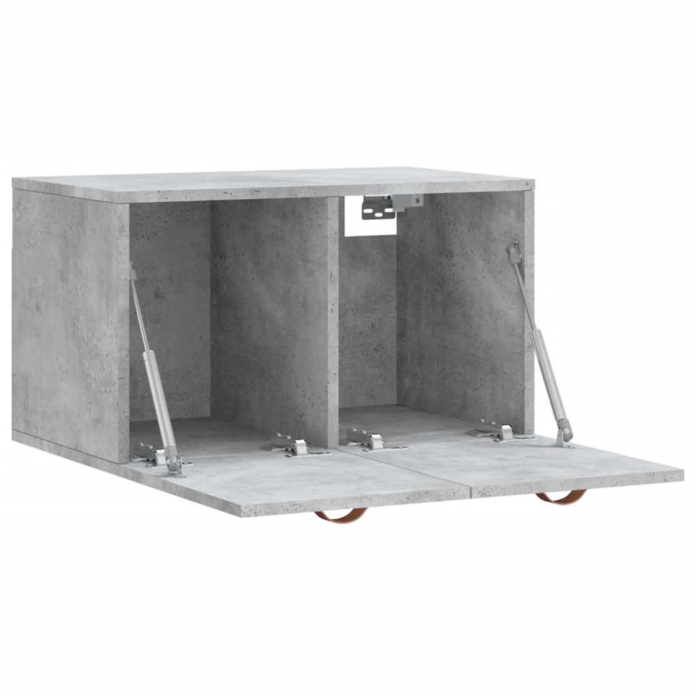 vidaXL 2 Door Concrete Grey Wall Cabinet Image 6