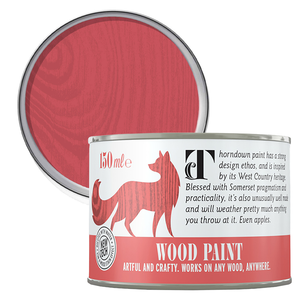 Thorndown Foxwhelp Red Satin Wood Paint 150ml Image 1