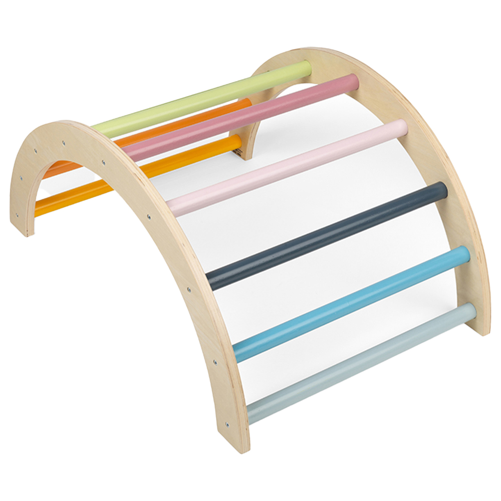 Bigjigs Toys Wooden Arched Climbing Frame Multicolour Image 3