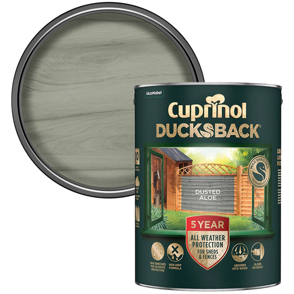 Cuprinol Dusted Aloe Ducksback 5L Image 1