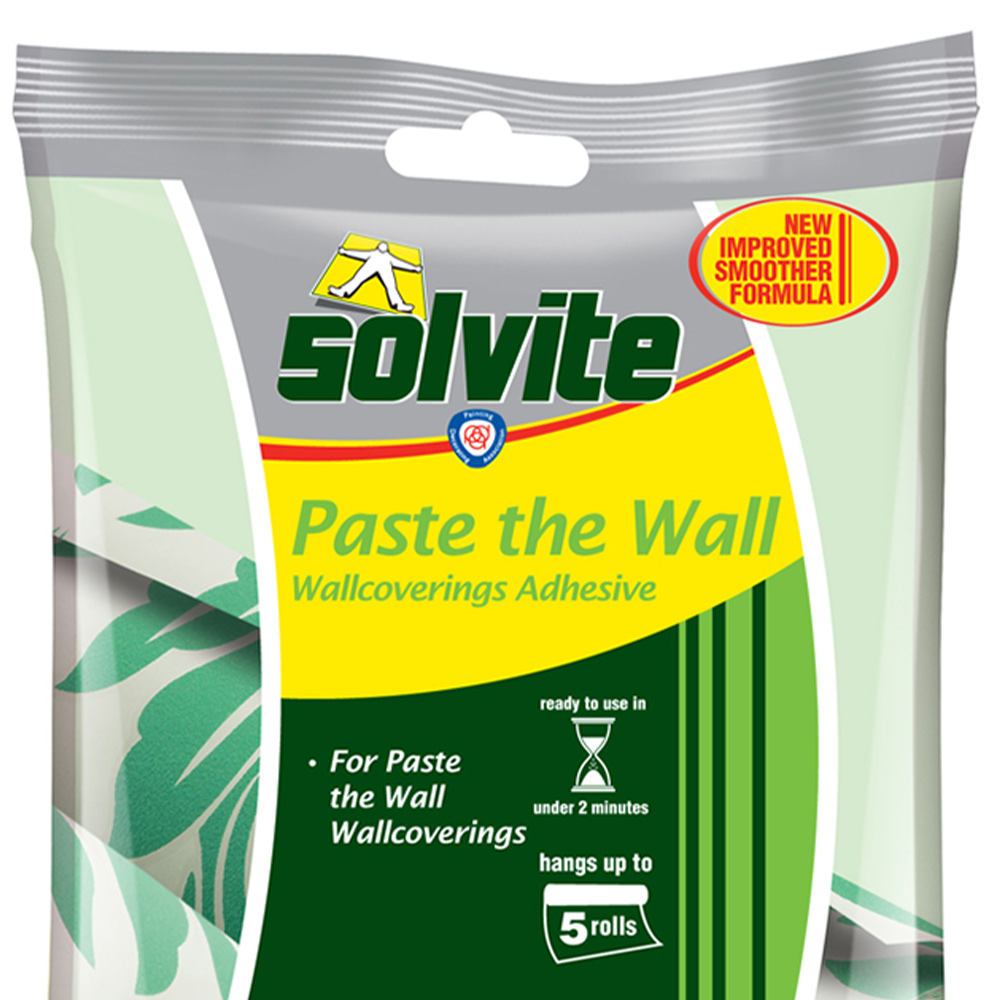 Solvite Paste The Wall Wallcoverings Adhesive 5 Roll Wilko