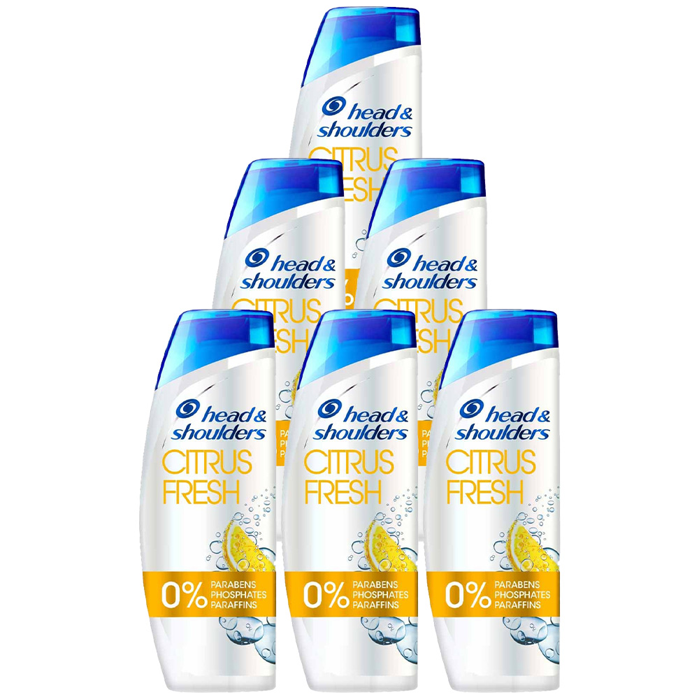 Head & Shoulders Citrus Fresh Anti Dandruff Shampoo Case of 6 x 250ml Image 1