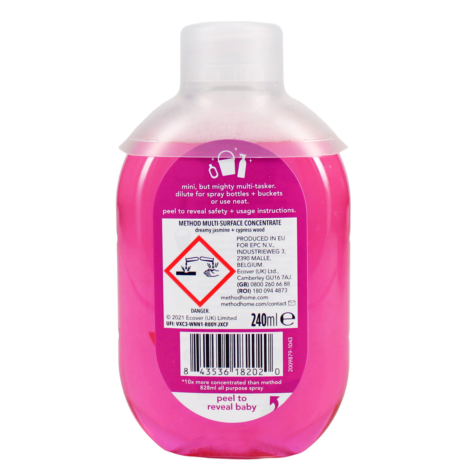 Method Multi-Surface Concentrate 240ml - Jasmine and Cypresswood Image 2