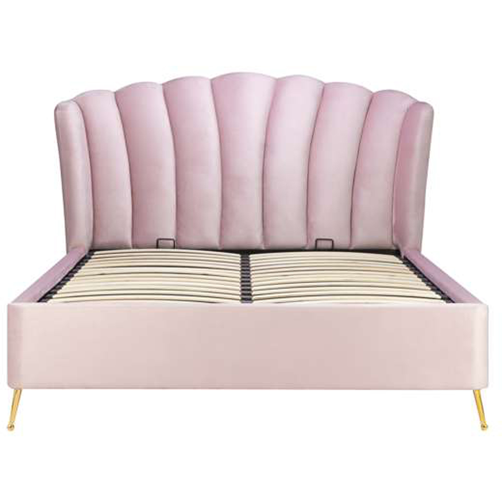 Birlea Lottie Double Pink Ottoman Bed Image 6
