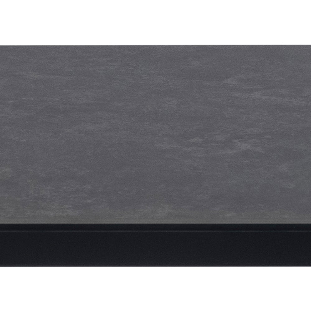 Florence Brentford Ceramic 6 Seater Dining Table Matt Black Image 6