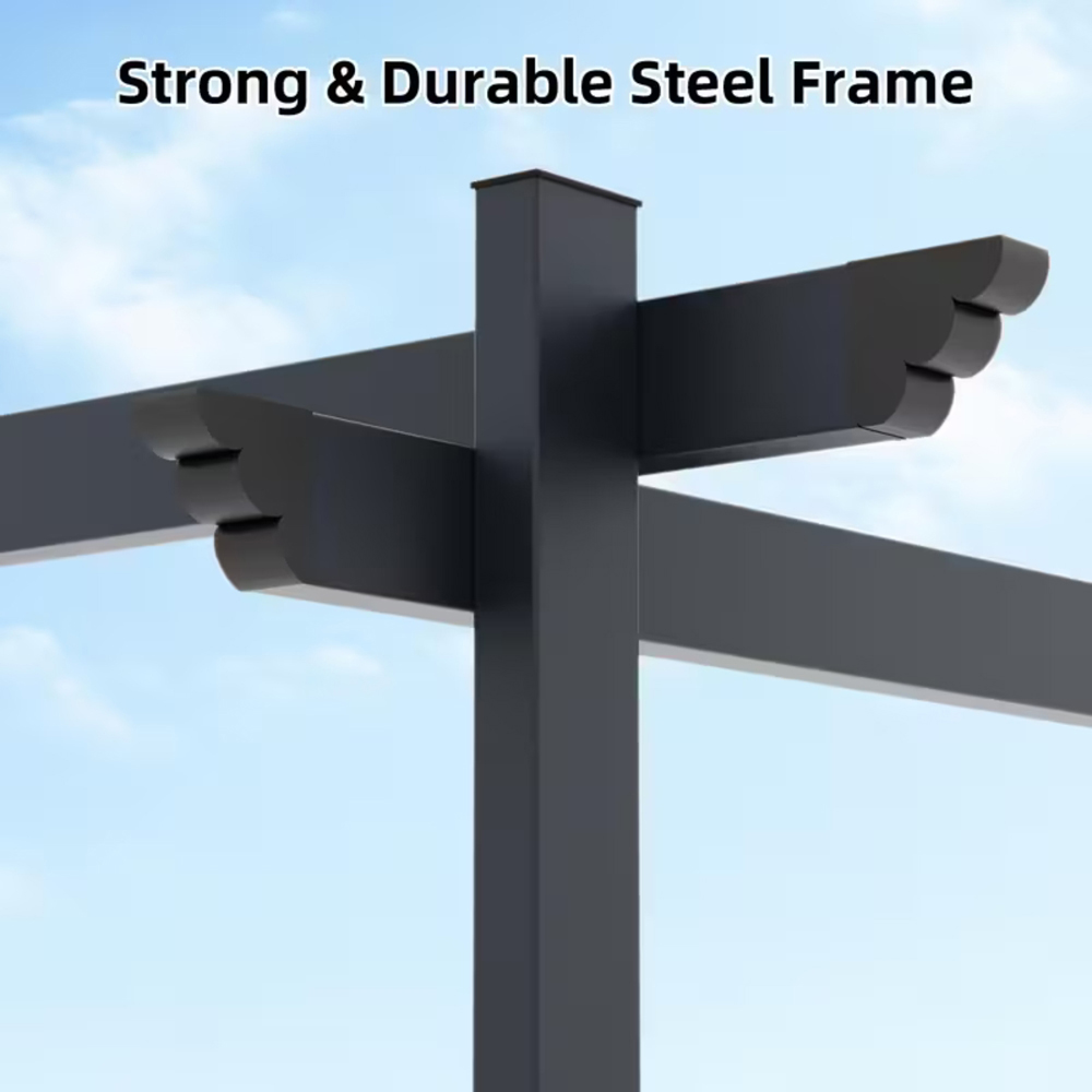 Alivio 4 x 3m Steel Frame Pergola Image 5