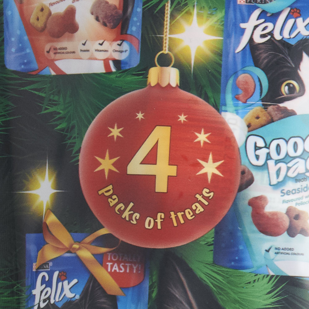 Purina Felix Cat Treats Christmas Gift Box 300g Image 4