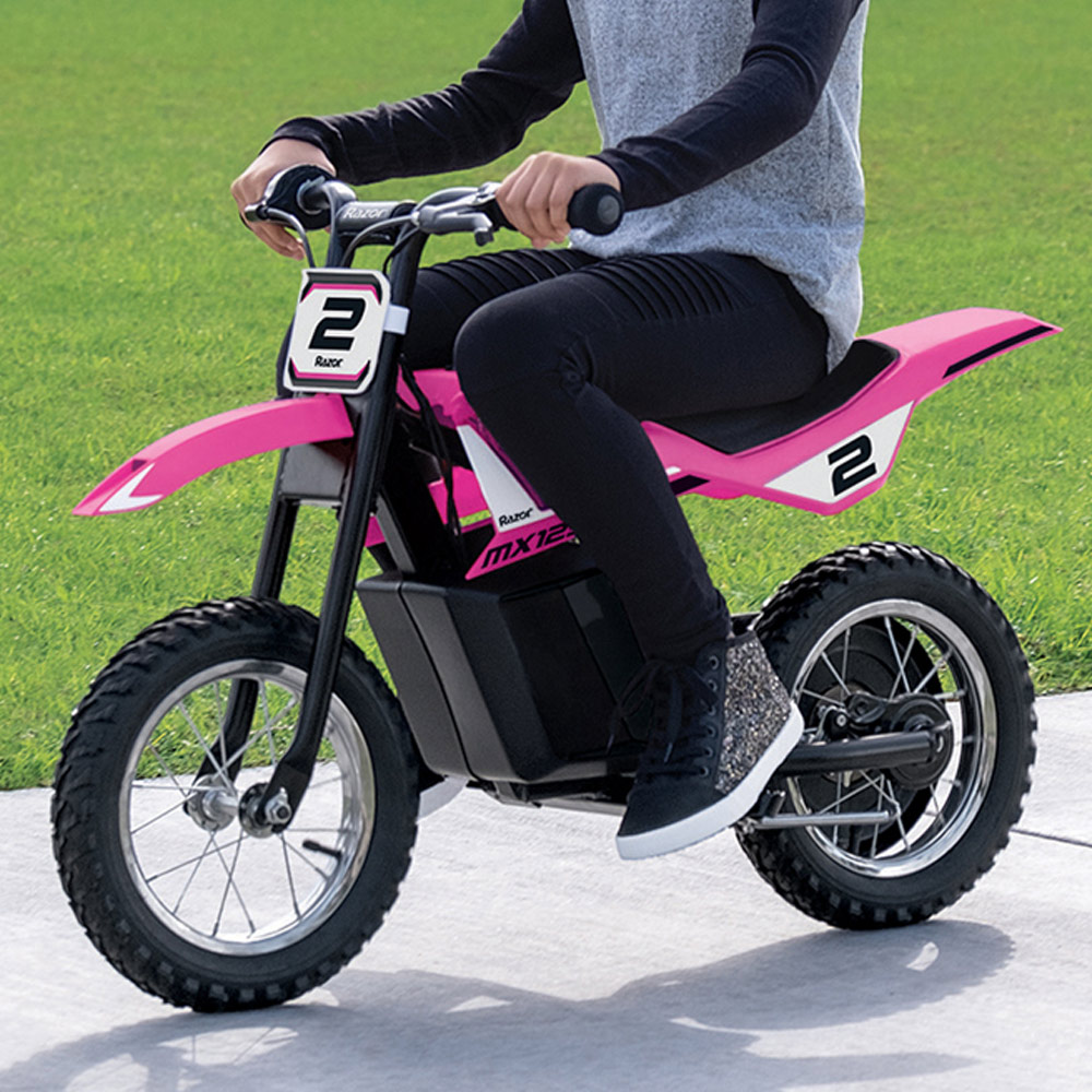 Razor MX125 12 Volt Pink Dirt Rocket Bike Image 2