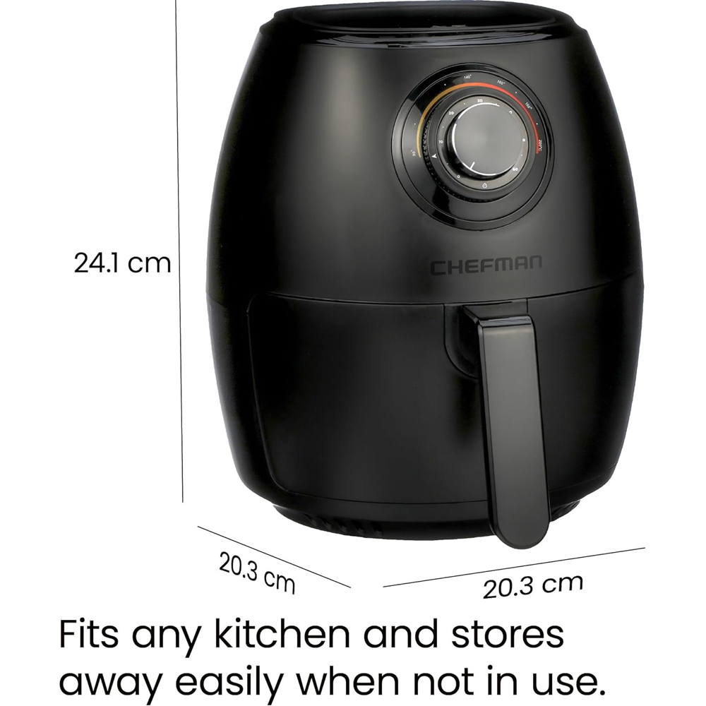 Chefman 3.5L Dual Control Air Fryer with Flat Basket Image 9
