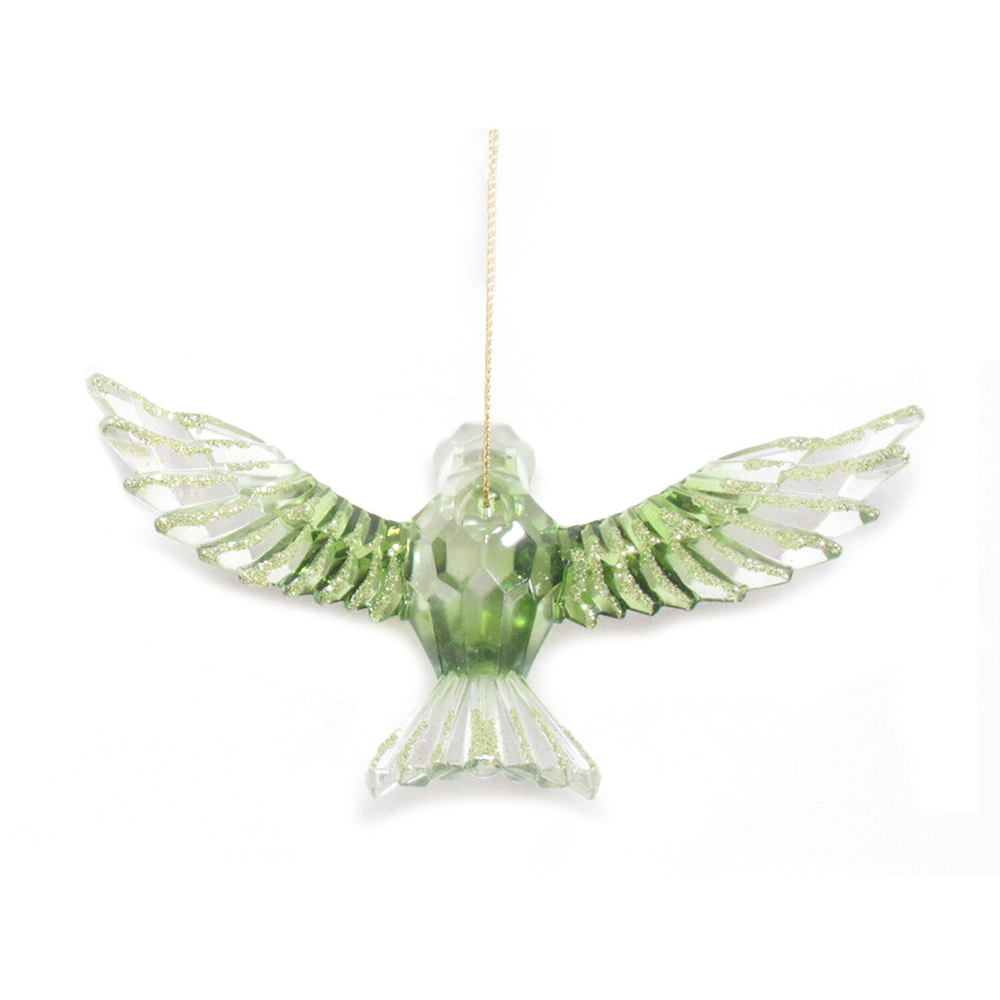Ombre Green Hummingbird Hanging Decoration Image 4
