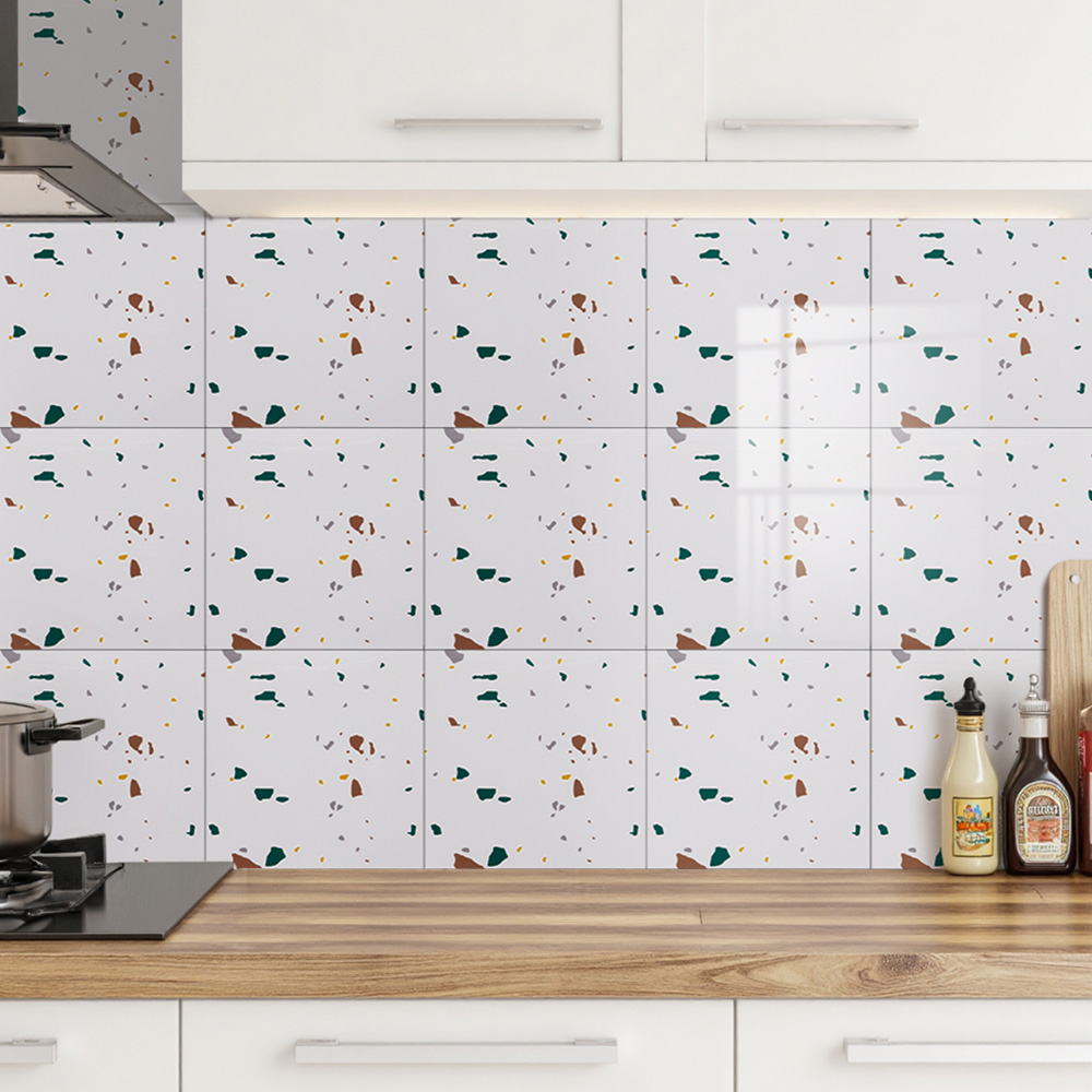 Living and Home Multicolour PVC Self Adhesive Wall Sticker 10 Pack Image 5