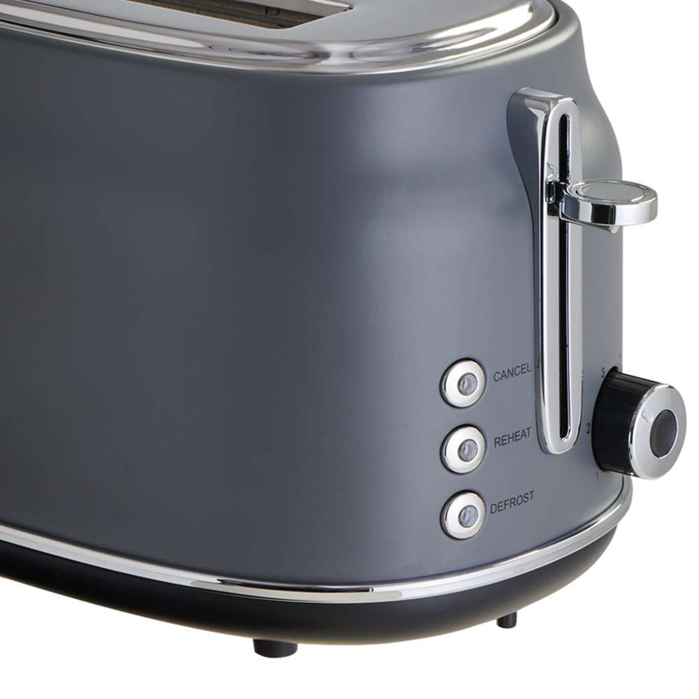 Wilko Matt Grey 2Slice Toaster Wilko