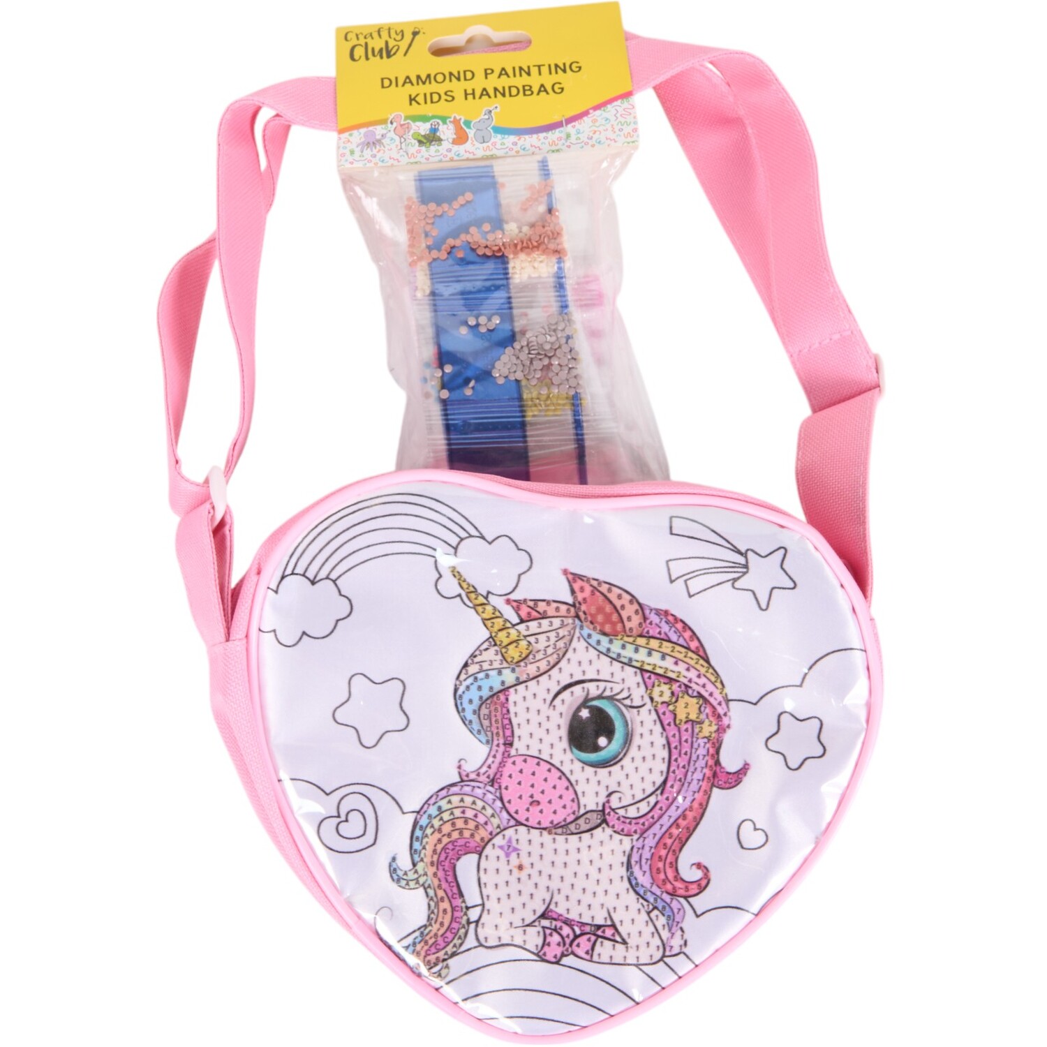 Diamond Painting Kids Handbag Pink Image 3