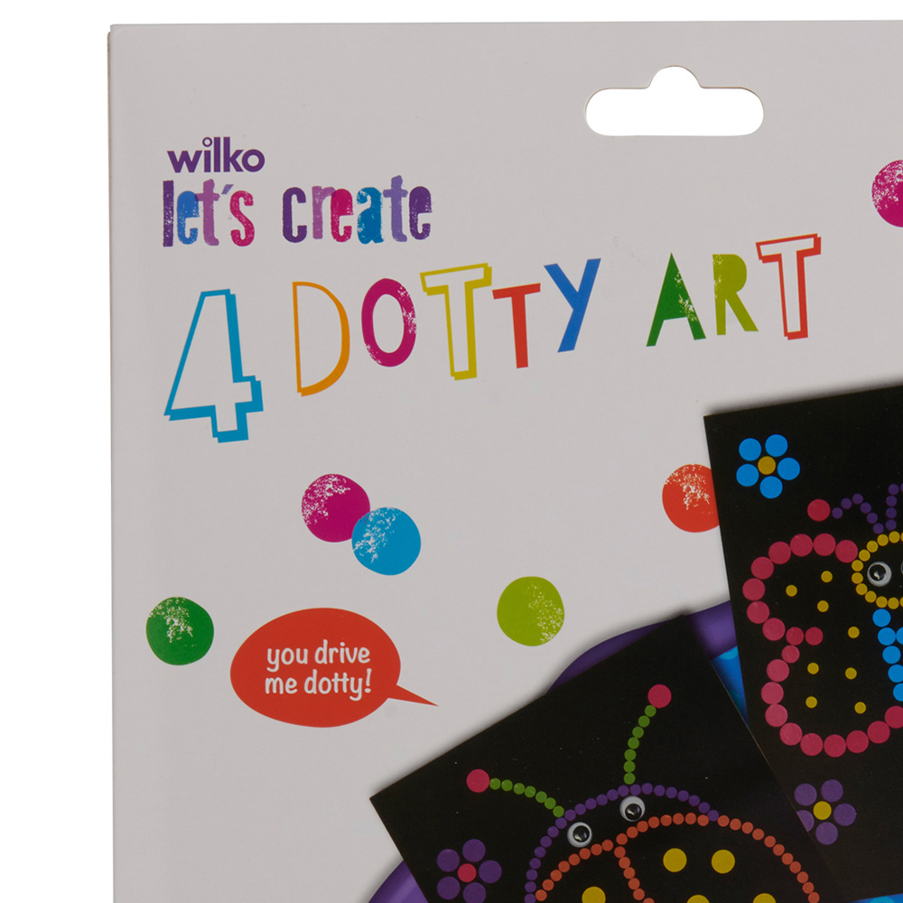 Single Wilko Dotty Art Set 4 Pack 2 in Assorted style Image 4