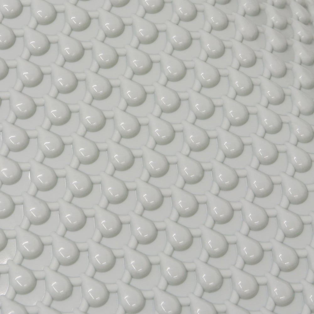 JVL Droplette Ice Grey Push Top Bin 11L Image 5