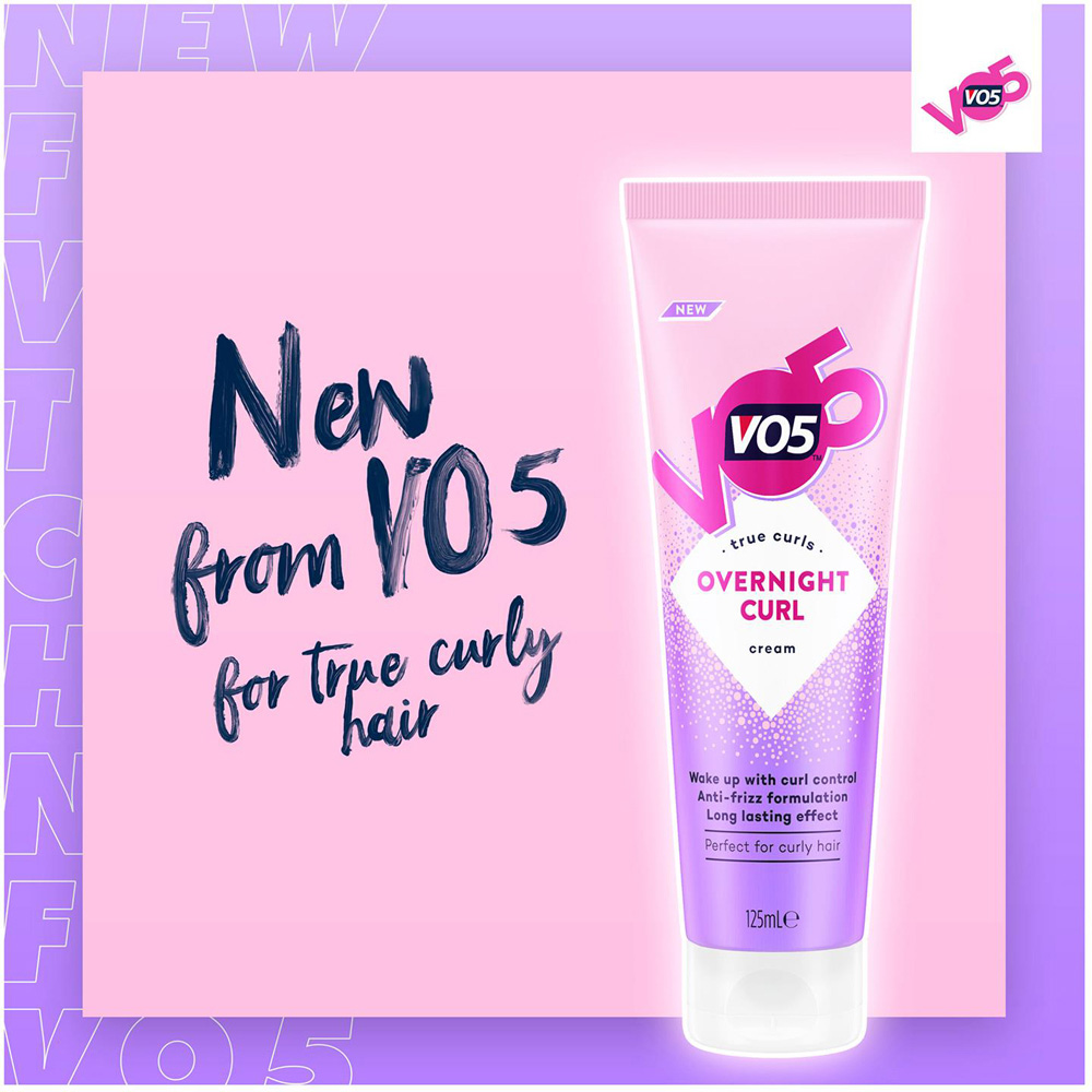 VO5 Overnight Curl Anti-Frizz Defining Hair Cream 125ml 6 Pack Image 7