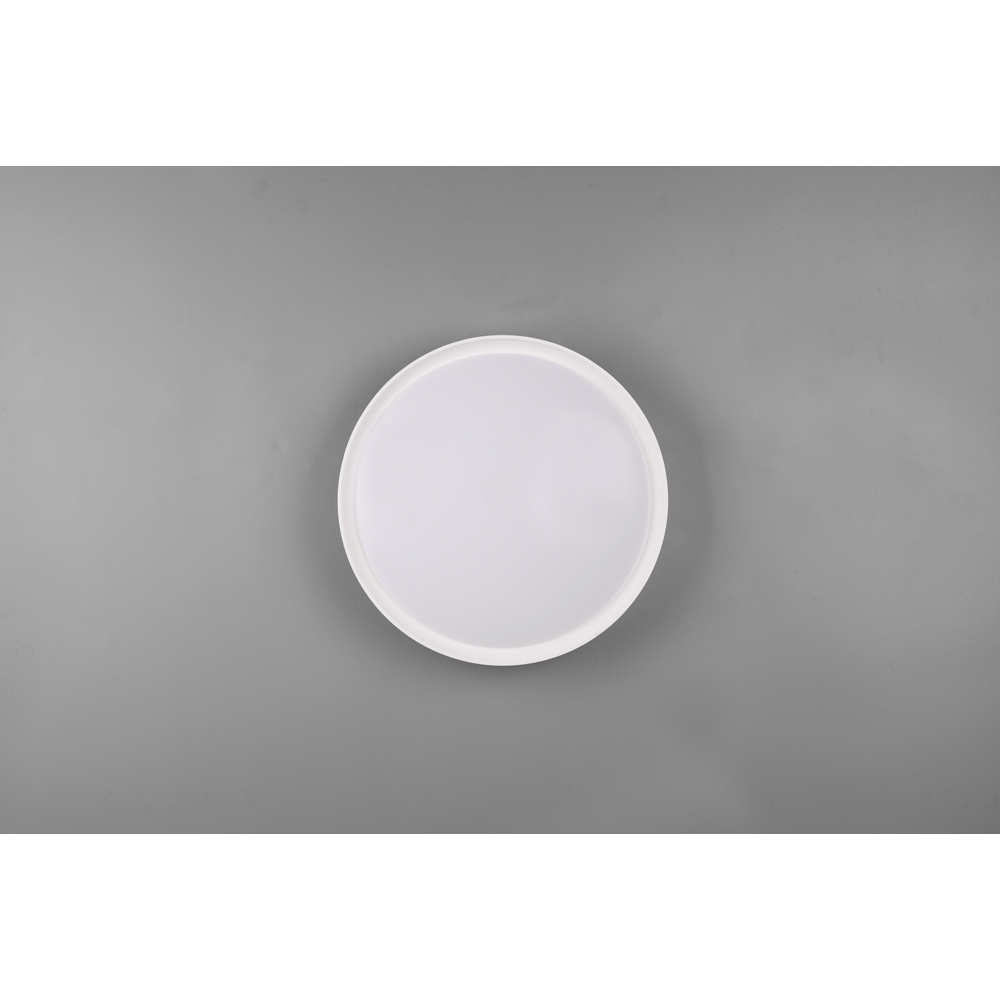 TRIO Clarimo White Matt and Cream White Integrated LED Ceiling Light Image 5