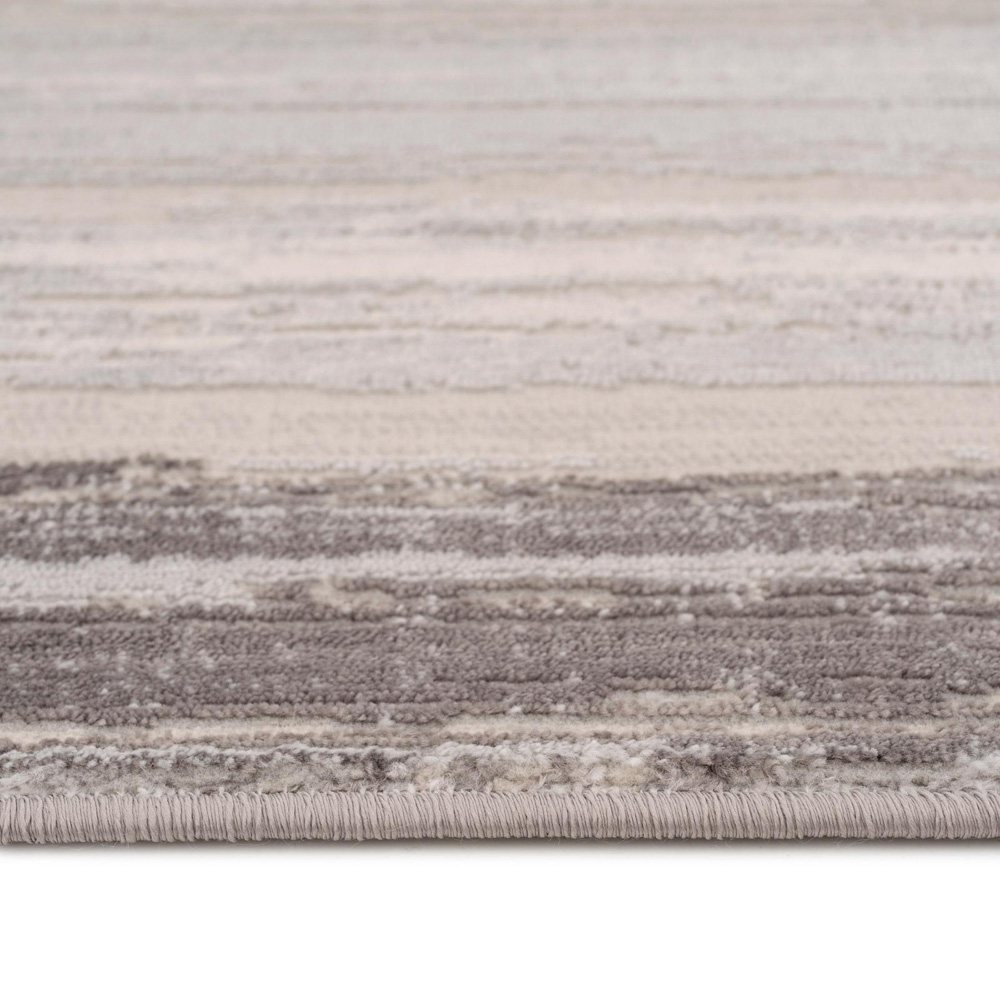Kukoon Hatton Libby Greige Bordered Rug 80 x 150cm Image 3