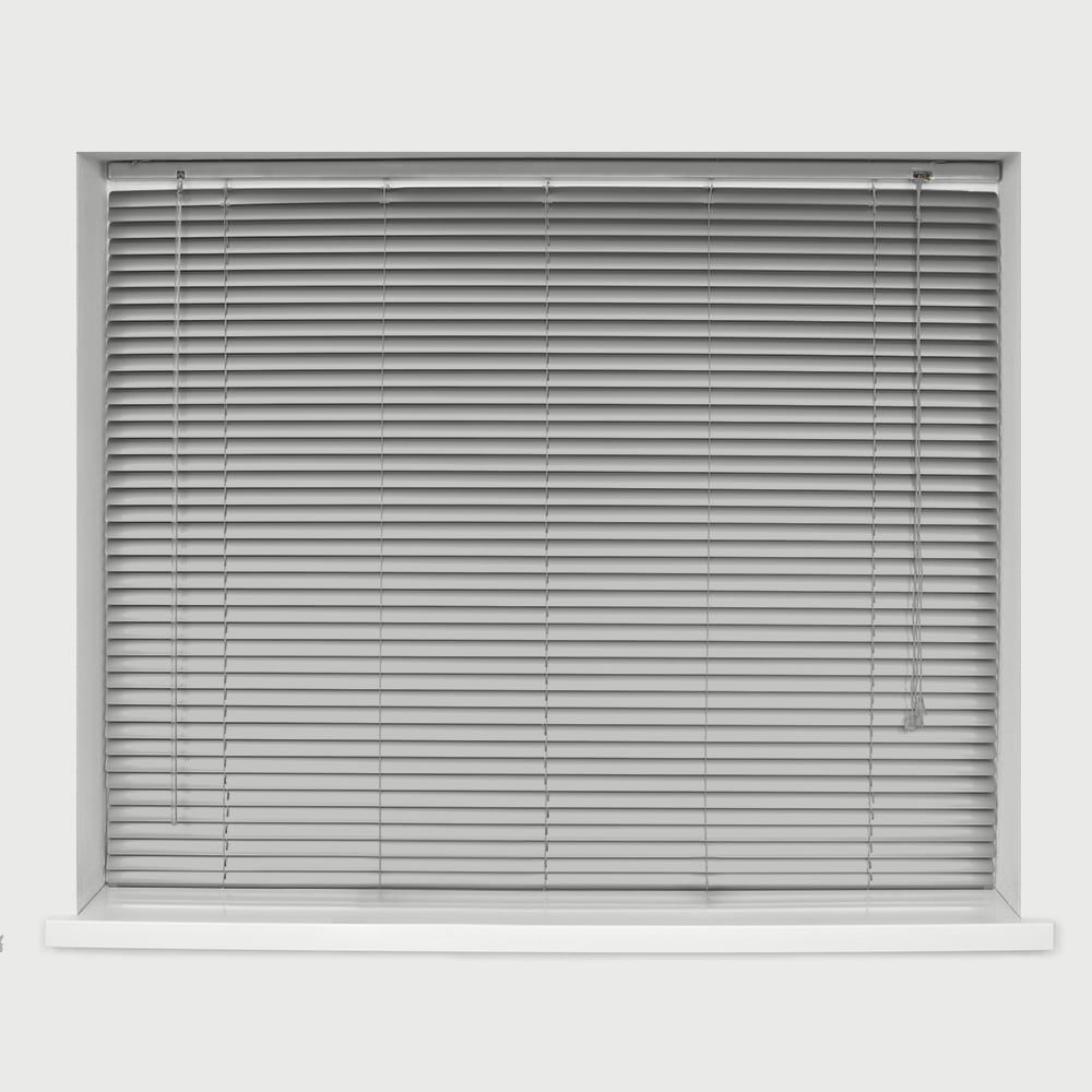 Caecus Aluminium Venetian Blind Silver 150 x 210cm Image 1