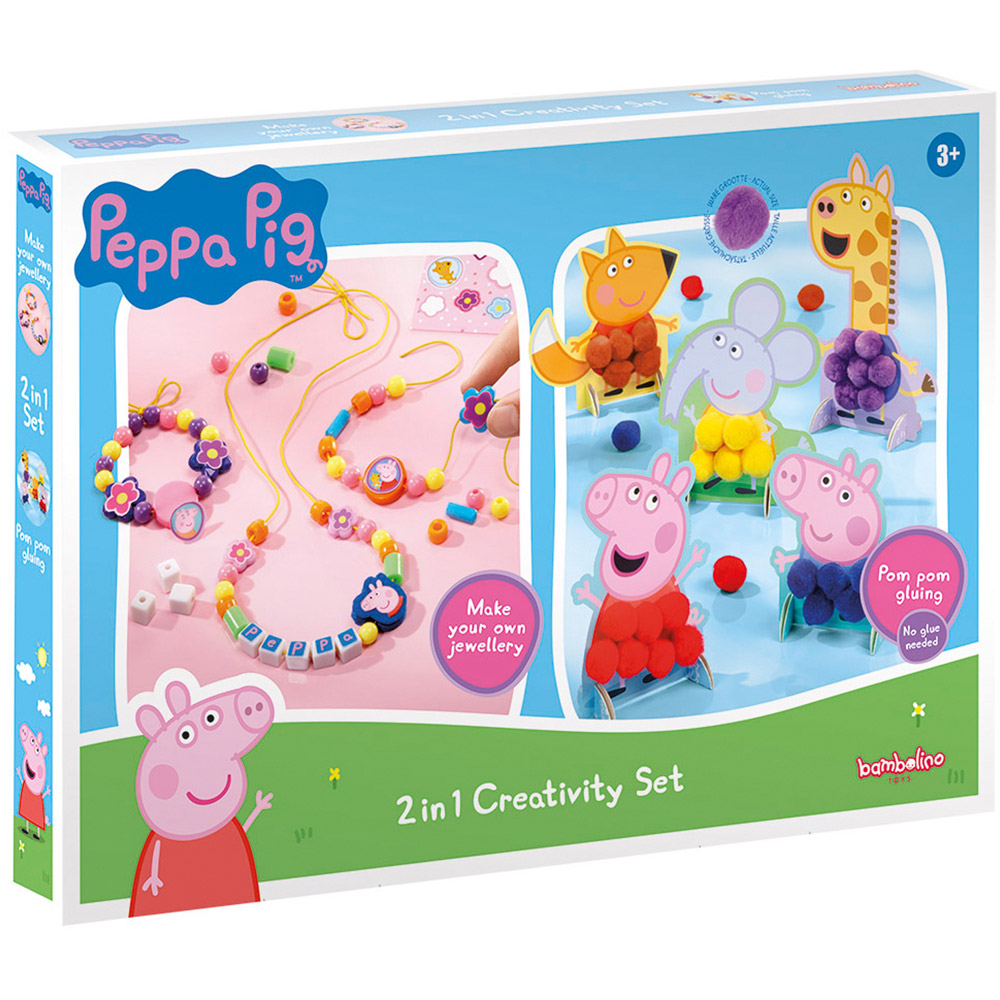Peppa Pig 2 in 1 Creativity Set Image 1