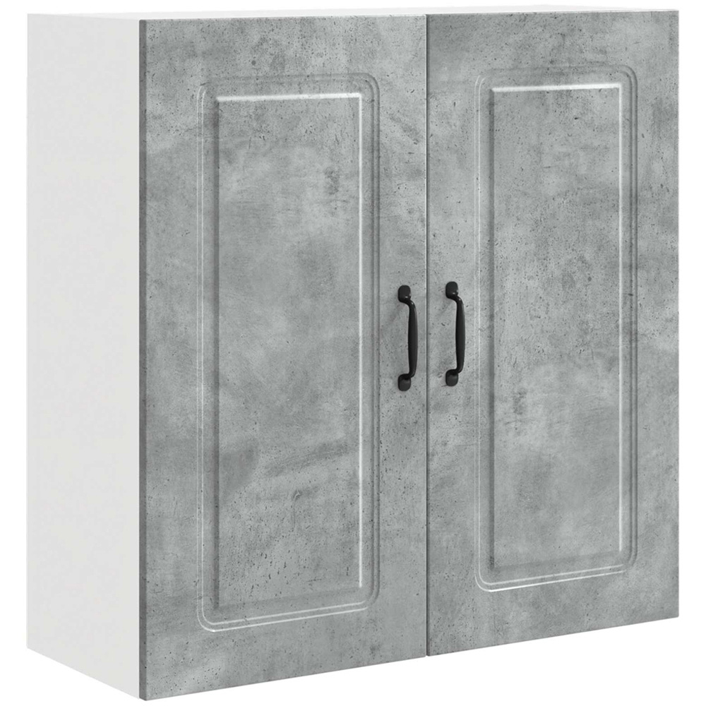 vidaXL Kalmar 2 Door Concrete Grey Wall Kitchen Cabinet Image 2