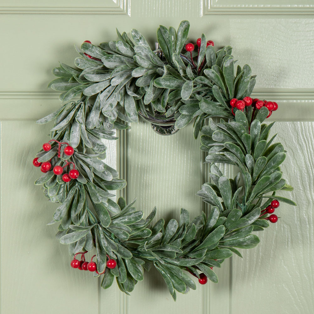 Samuel Alexander Wreath with Red Berries 35cm Image 4