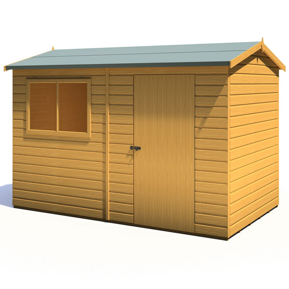 Shire Lewis 10 x 6ft Style C Reverse Apex Shed Image 2