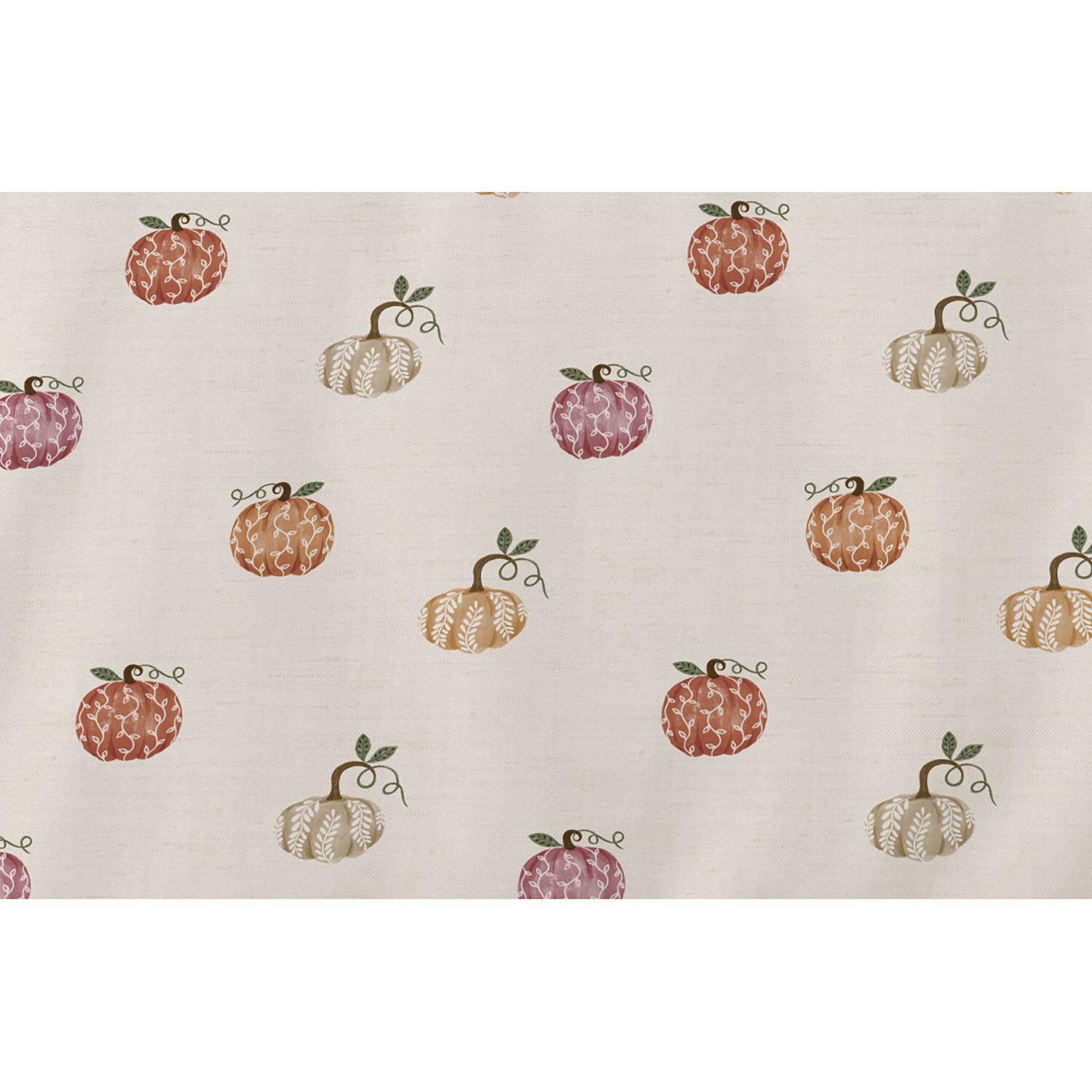 Autumn Pumpkins Duvet Set Multicolour Double Image 2
