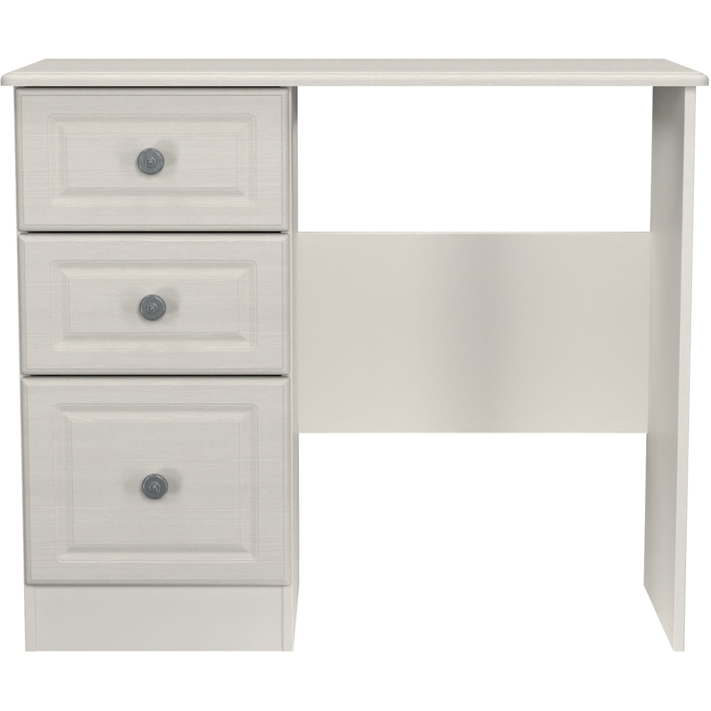 Crowndale Pembroke 3 Drawer Grey Ash Vanity Dressing Table Ready Assembled Image 2