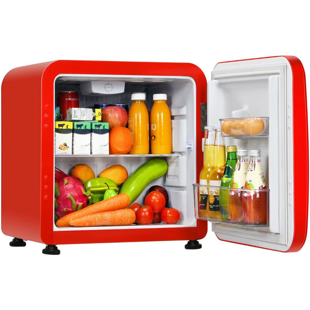 Costway EP24436GB-RE Red 45L Mini Fridge Image 3