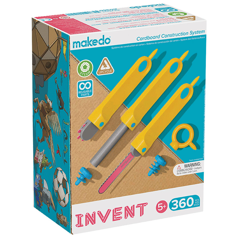 Makedo Invent Construction Tool Set 360 Piece Image 1
