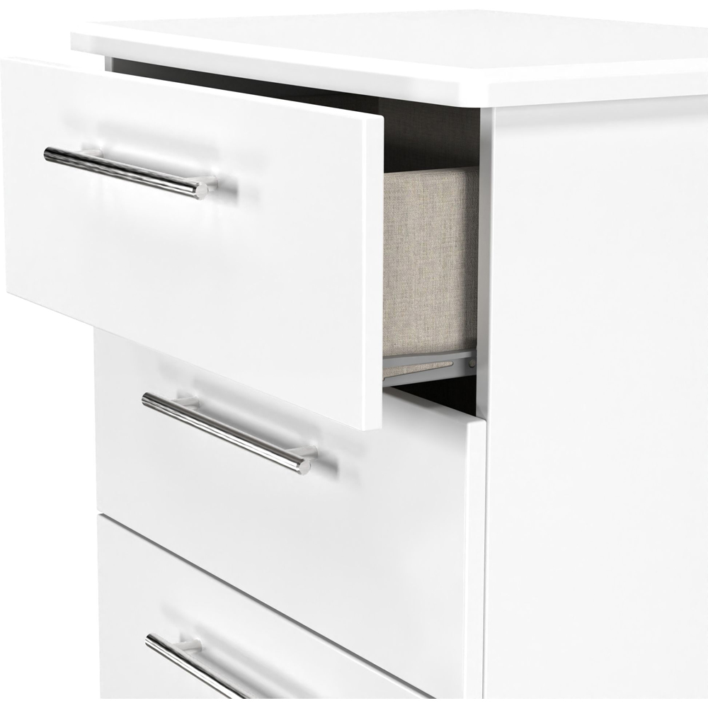 Crowndale Sherwood 4 Drawer Porcelain Matt Chest of Drawers Image 6