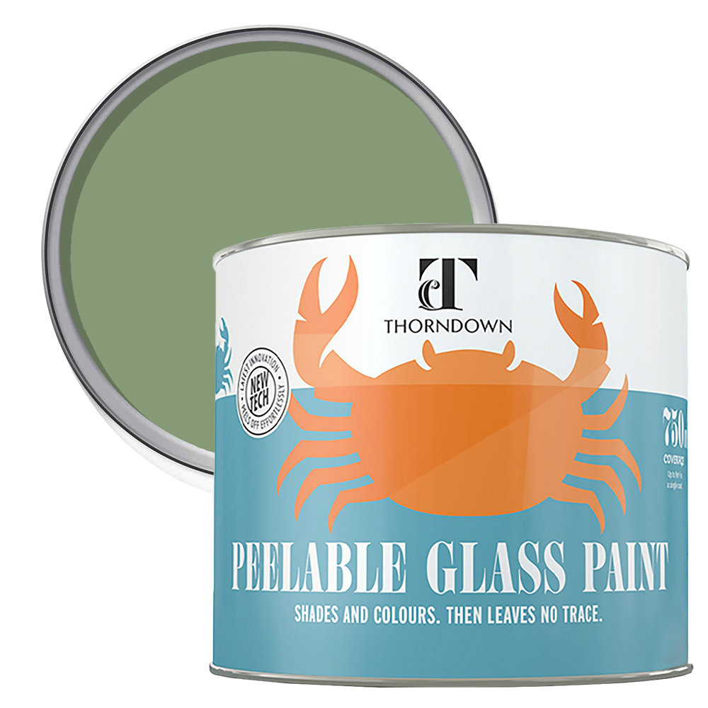Thorndown Reed Green Peelable Glass Paint 750ml Image 1