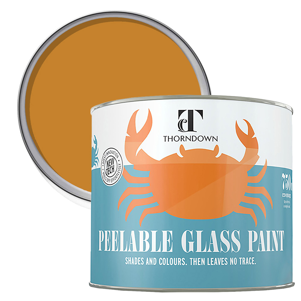 Thorndown Muddle Brown Peelable Glass Paint 750ml Image 1