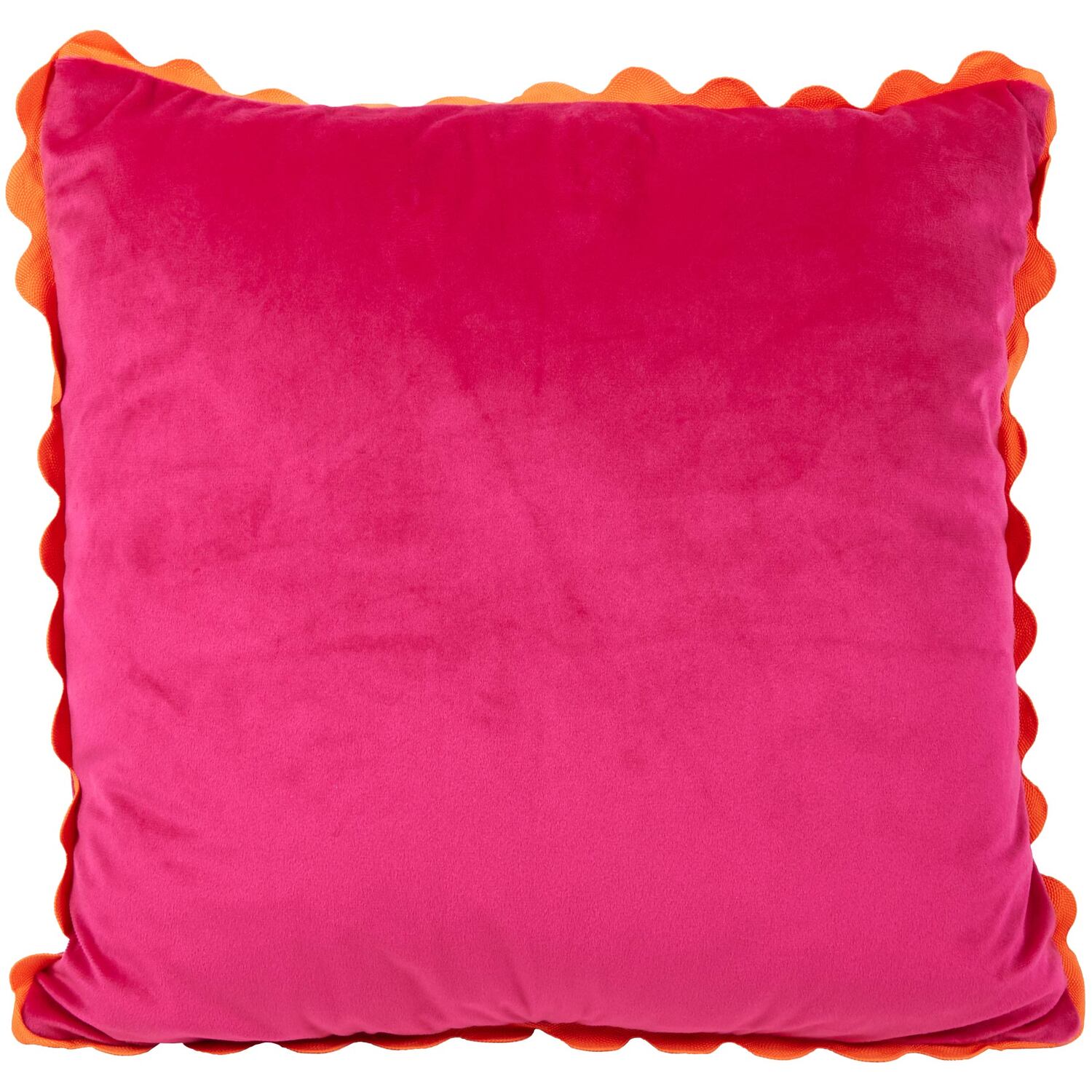 My Home Raya Scallop Edge Cushion - Pink Image 1