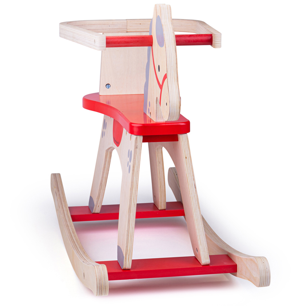 Bigjigs Toys Classic Rocking Horse Red Image 3