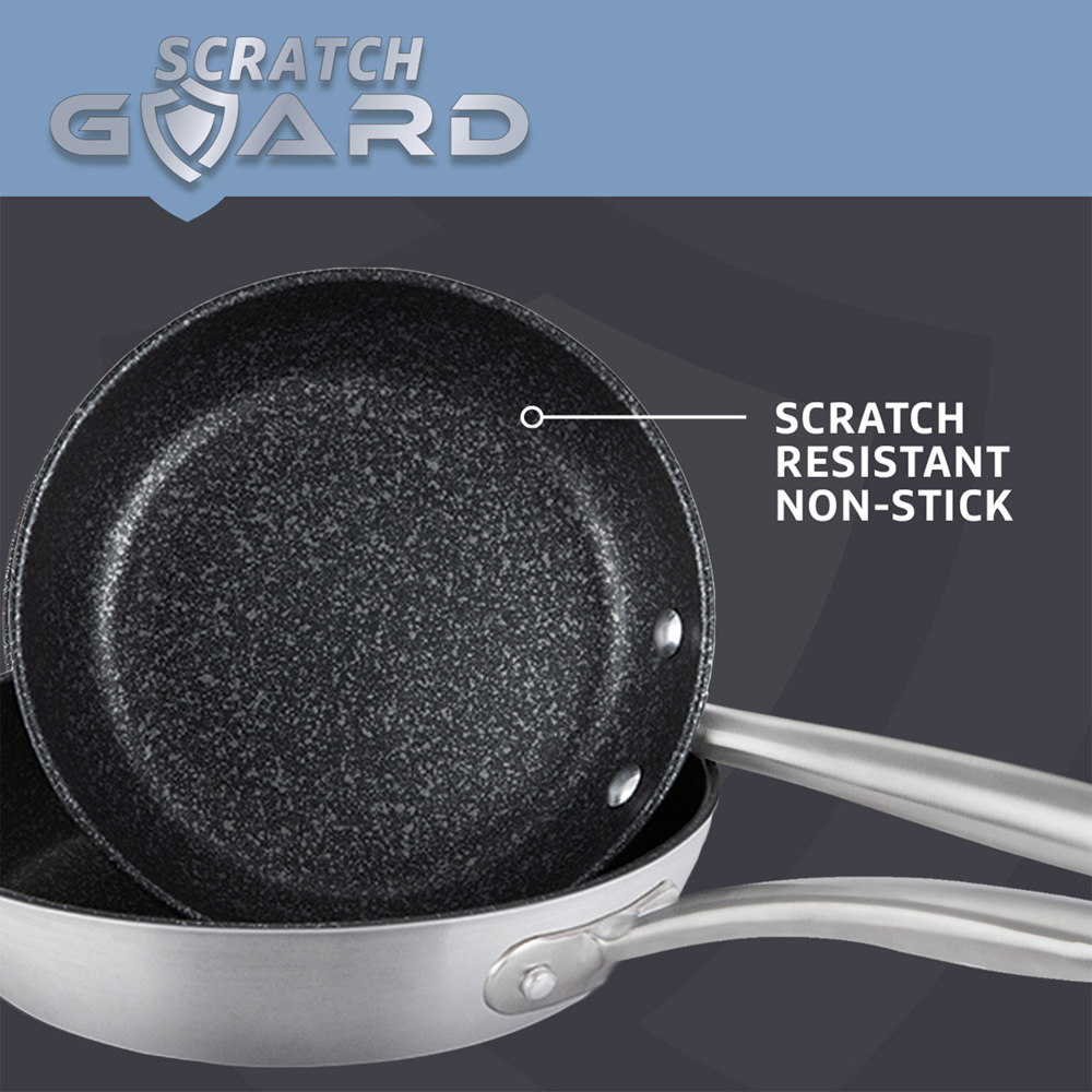 Prestige 29cm Scratch Guard Stainless Steel Stir Fry Pan Image 5