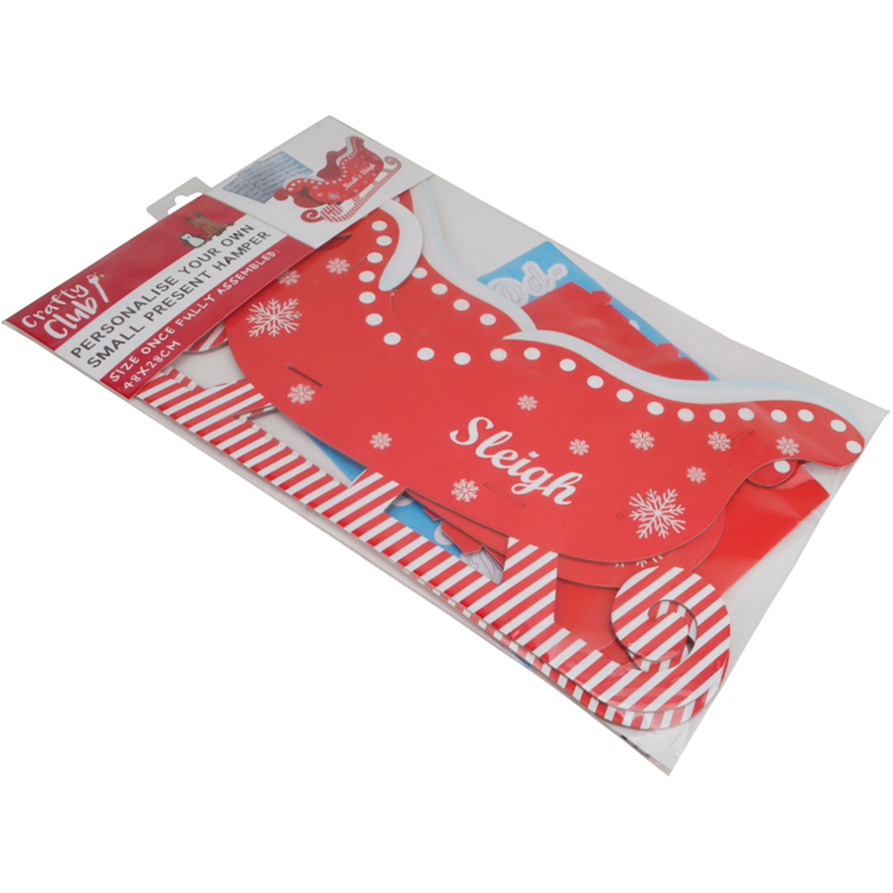 Personalise Your Own Small Sleigh Kit Red Image 3