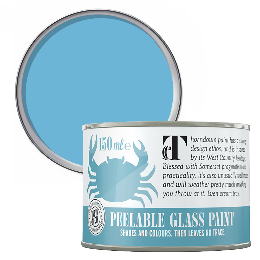 Thorndown Adonis Blue Peelable Glass Paint 150ml Image 1