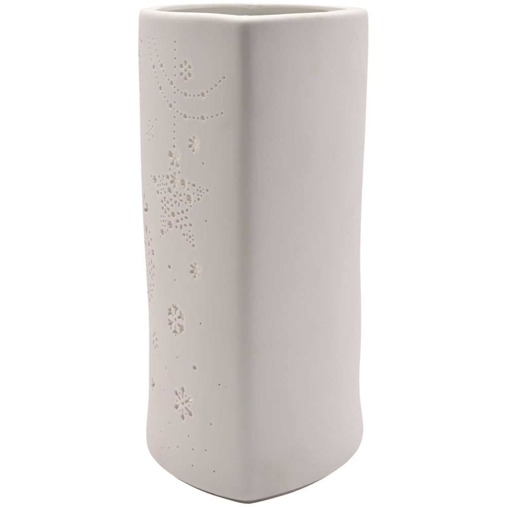 The Seasonal Gift Co. White Porcelain Christmas Lamp Image 3