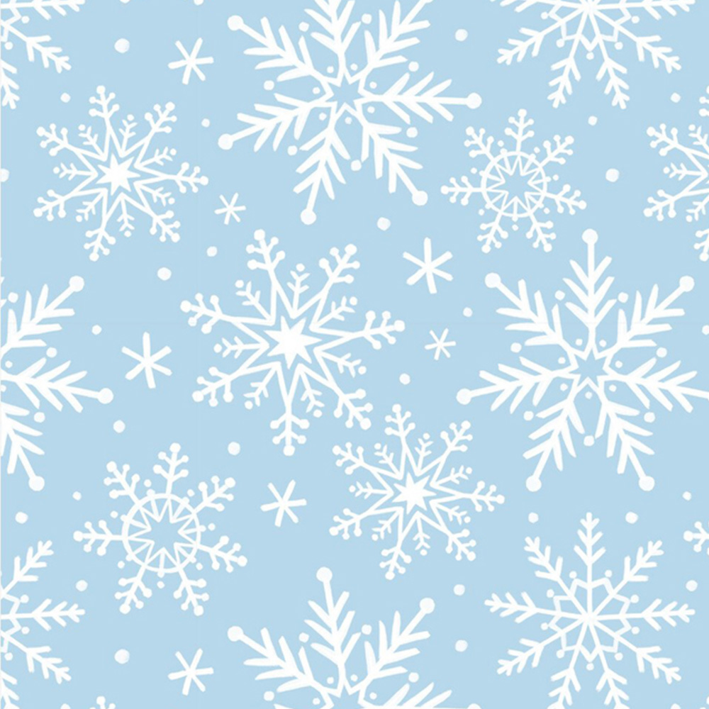 Penguin or Snowflake Gift Wrap - Mutlicolour Image 2
