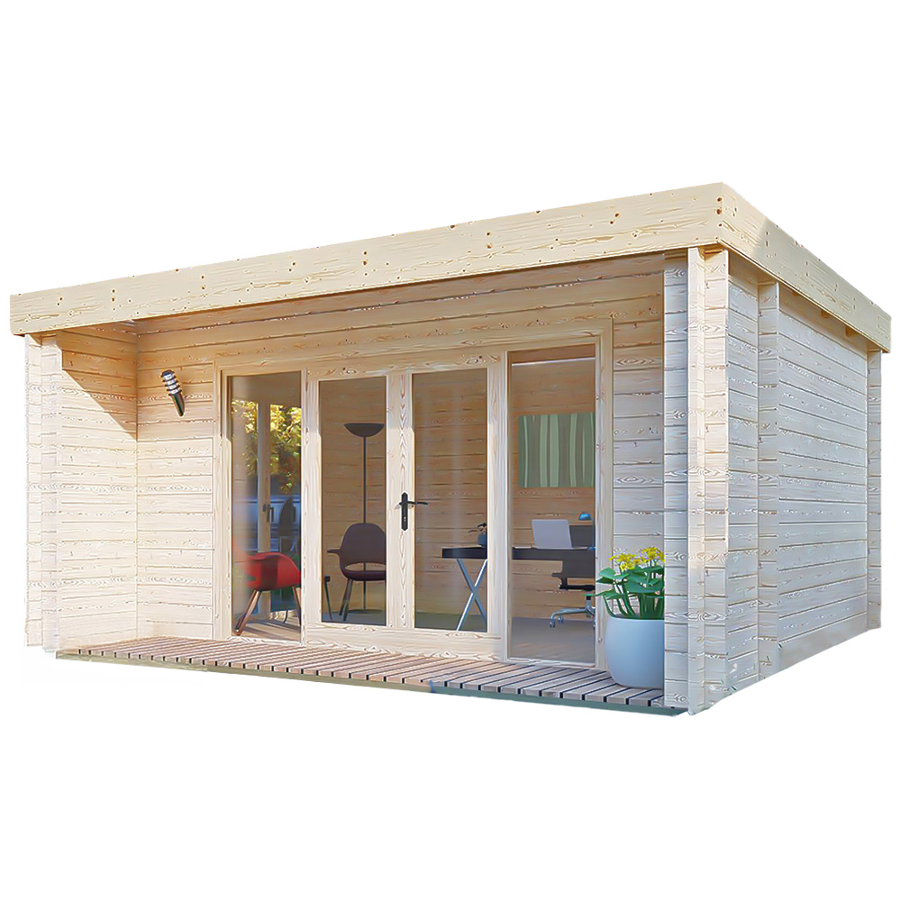 Shire Nuuk 16 x 13ft Log Cabin Image 1