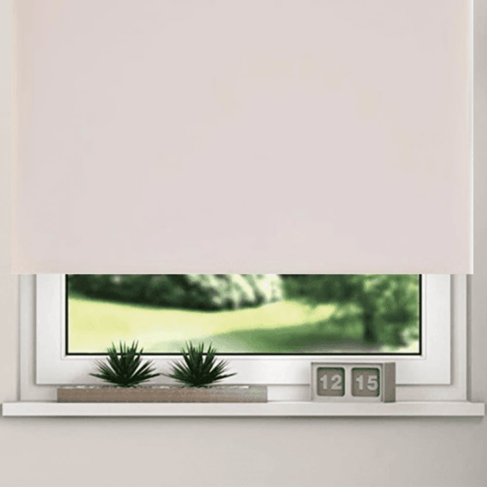 New EdgeBlinds Thermal Blackout Roller Blinds Pink 100cm Image 3