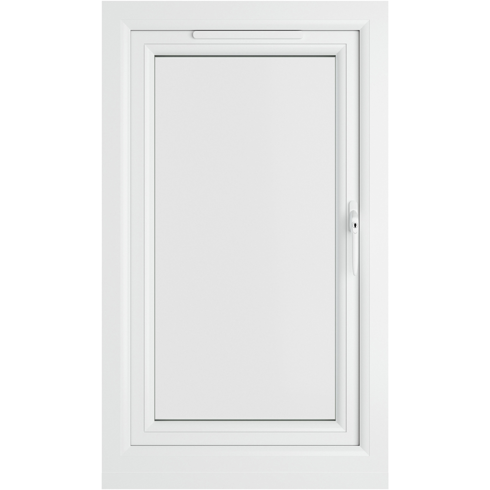Crystal Black and White RH Side Hung Clear Double Glazed Window 610 x 1115mm Image 3