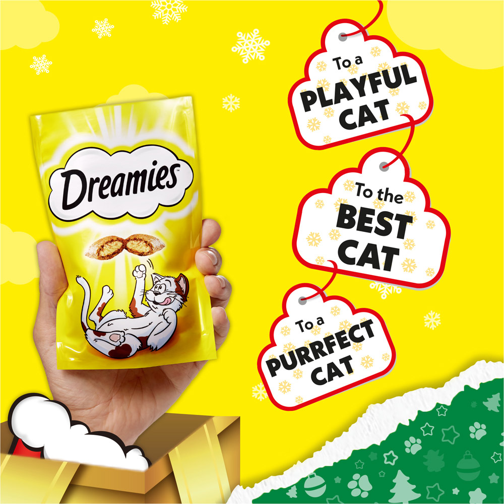 Dreamies Mixed Biscuits Christmas Gift Box Adult Cat Treat 315g Image 7
