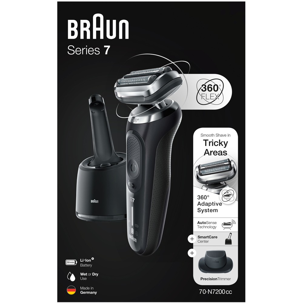 Braun Series 7 70-N7200 Electric Shaver Black Image 3