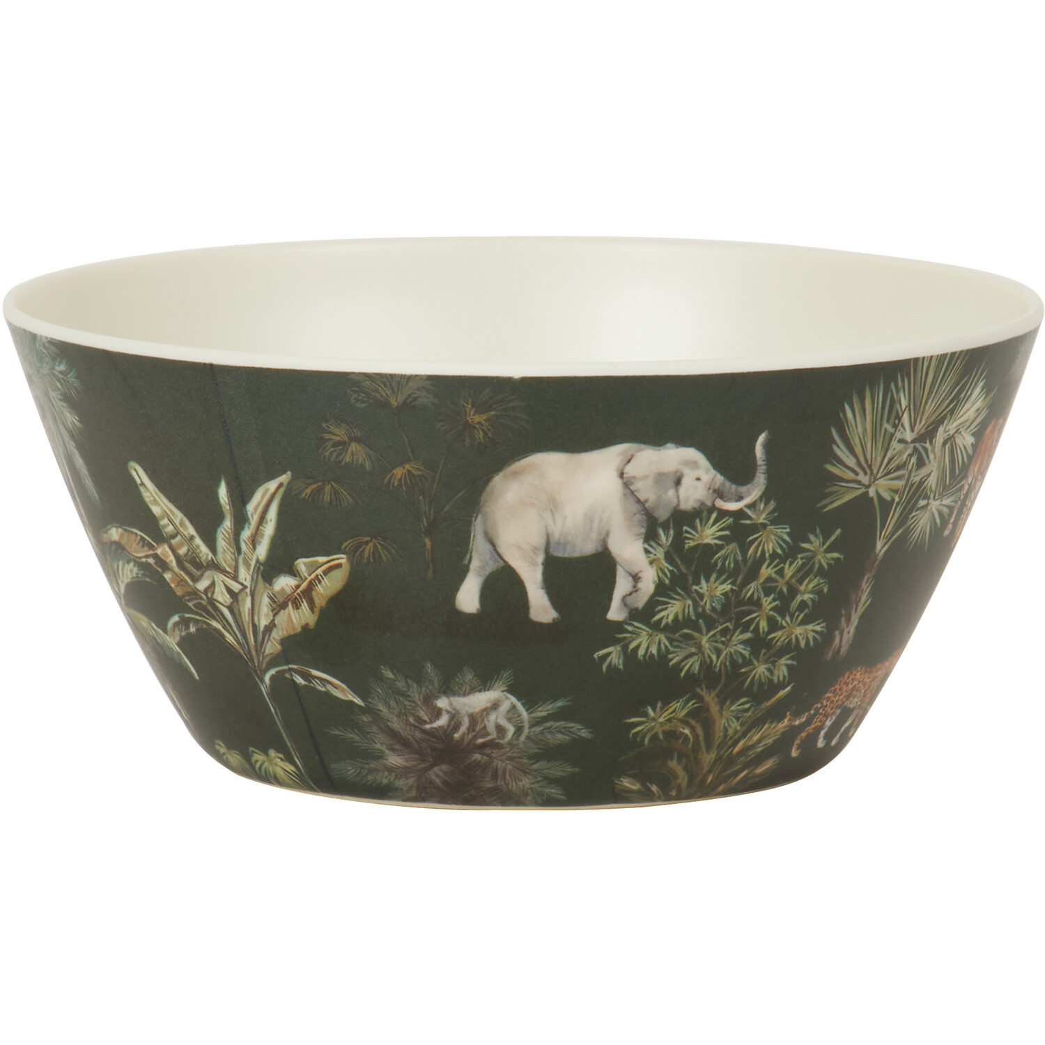 Boho Jungle Bowl - Dark Green Image 1