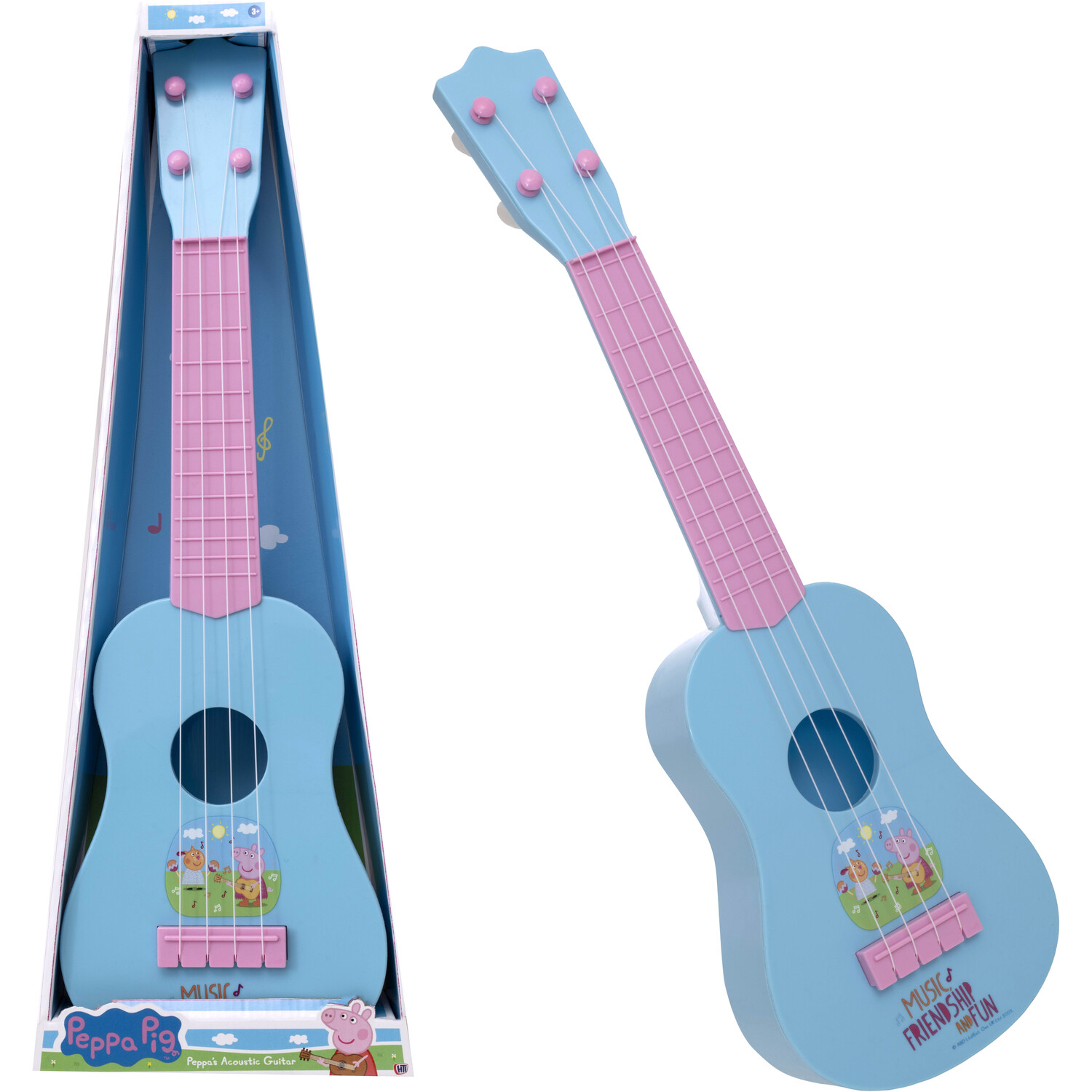 Peppa Pig Blue Acoustic Guitar Image 2